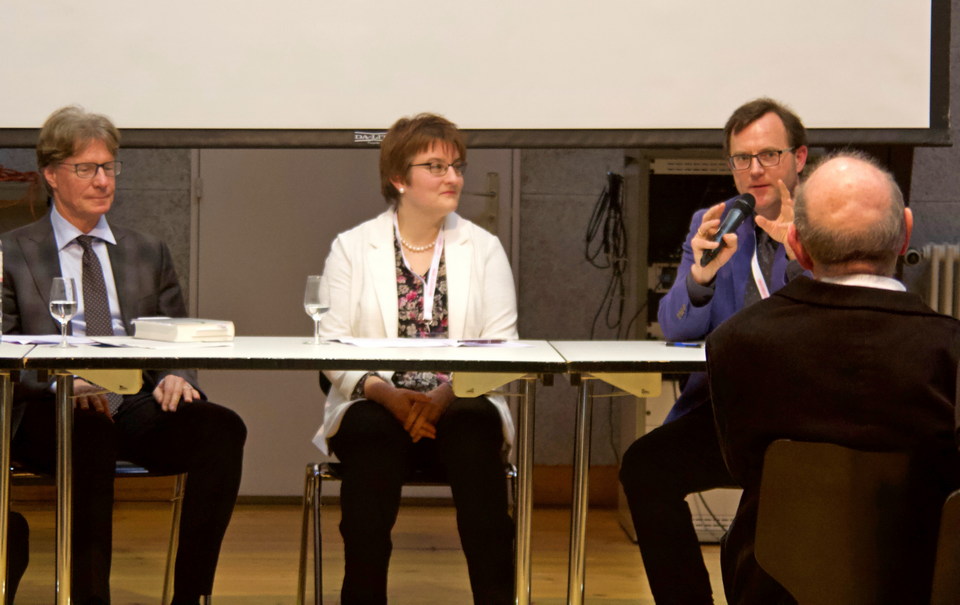 Panel (Vollenweider; Bertschmann) im Gespräch mit Uli Luz