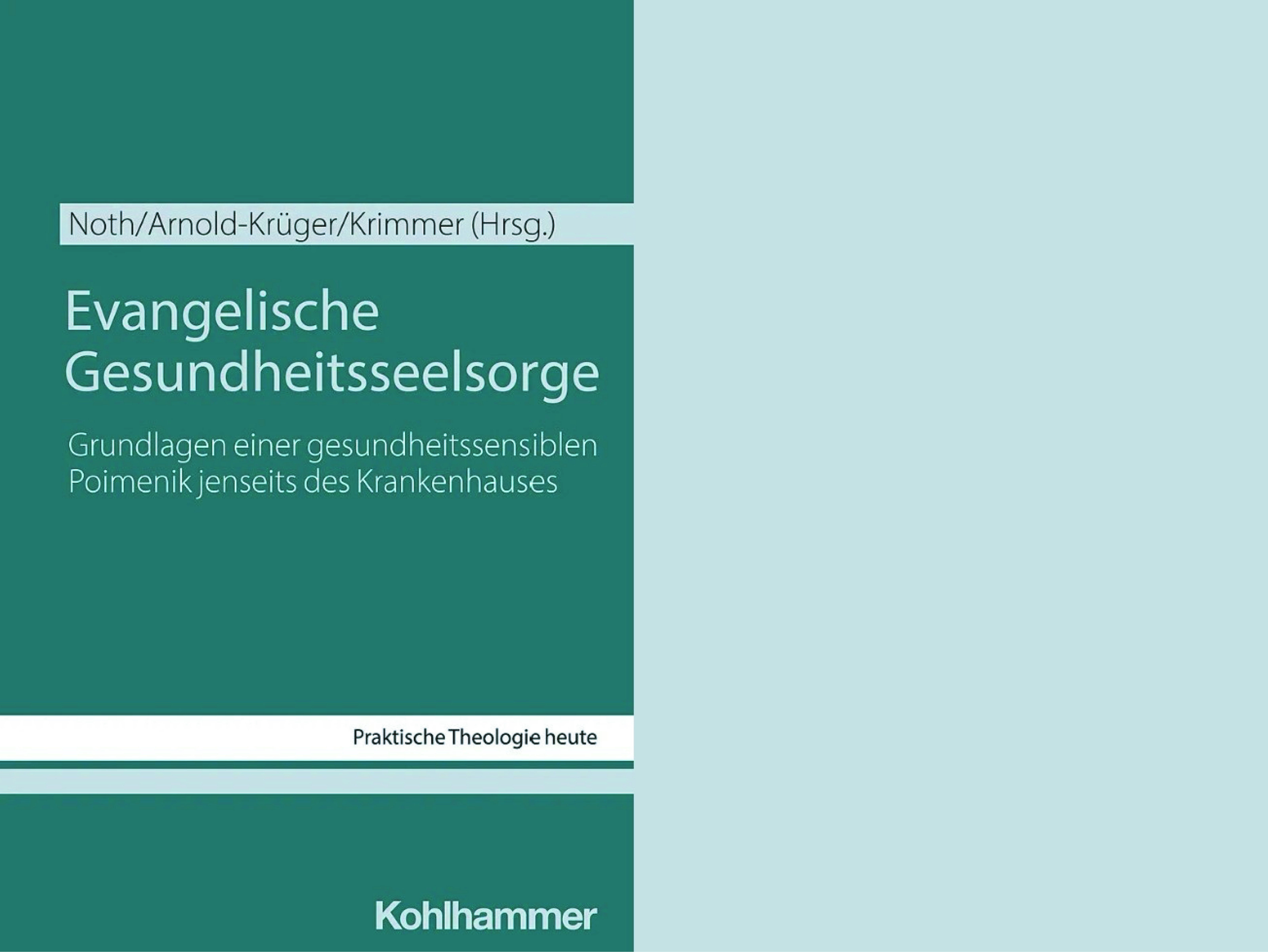 Buch Cover "Evangelische Gesundheitsseelsorge"